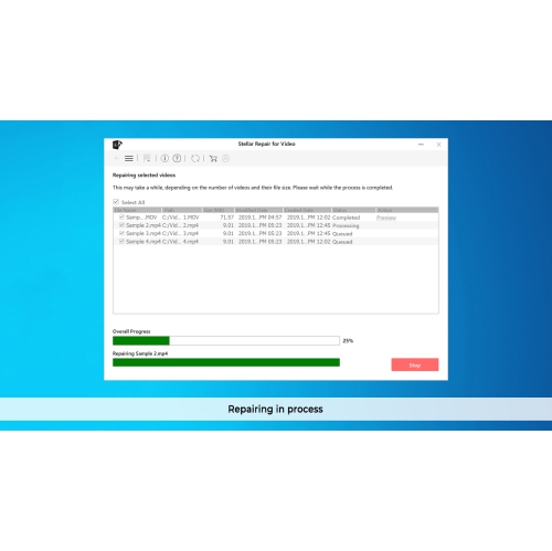 Stellar Repair for Video Software | for Windows | Standard | Repairs unlimited corrupt videos | 1 Device, 1 Yr Subscription | - Digital Download