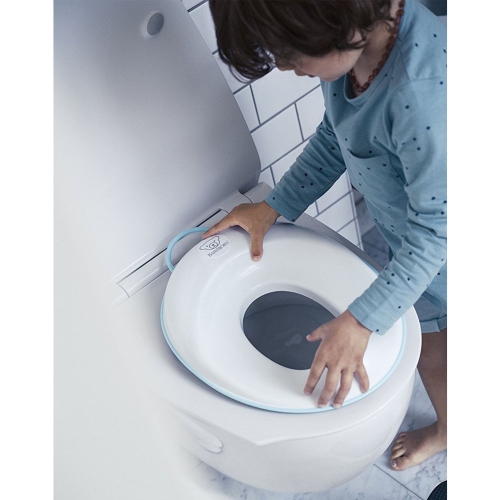 Si&egrave;ge de Toilette BabyBjorn- Blanc/Gris