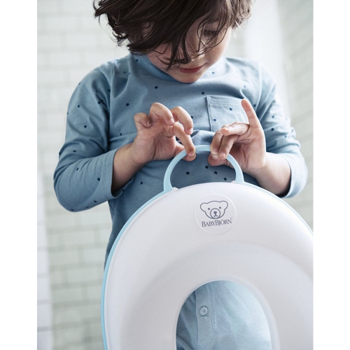 Si&egrave;ge de Toilette BabyBjorn- Blanc/Gris
