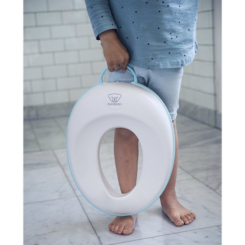 Si&egrave;ge de Toilette BabyBjorn- Blanc/Gris
