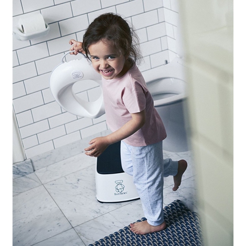 Si&egrave;ge de Toilette BabyBjorn- Blanc/Gris