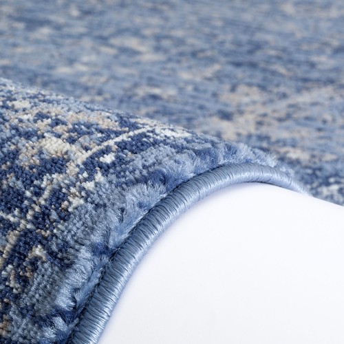 LA Dole Garnier Vintage 2' x 3'3" Rectangle Area Rug - Blue/Beige