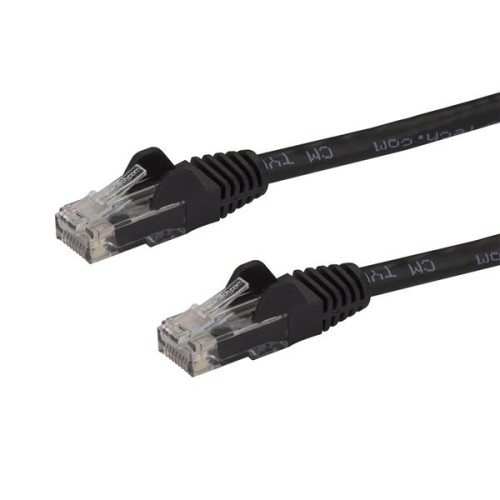 StarTech 14 ft Black Cat6 / Cat 6 Snagless Ethernet Patch Cable 14ft