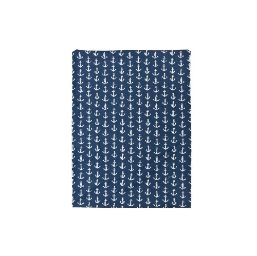 Bebelelo Baby Crib Bedding For Girls And Boys, Navy Blue and White Anchors Design - 4-Piece Set