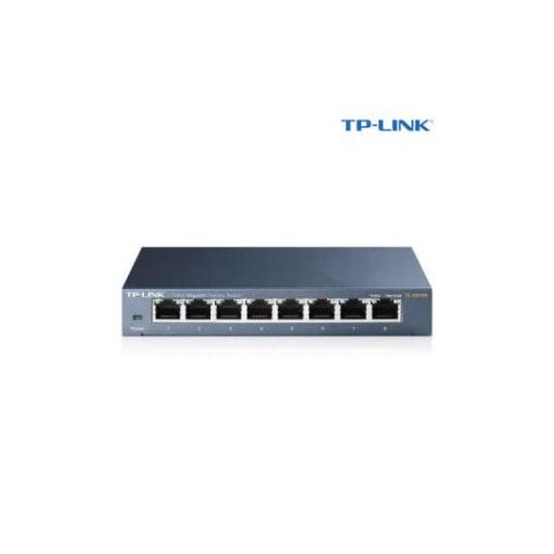 TP-Link – Boîtier en acier pour commutateur Gigabit de bureau TL-SG108 à 8 ports 10/100/1000MBPS