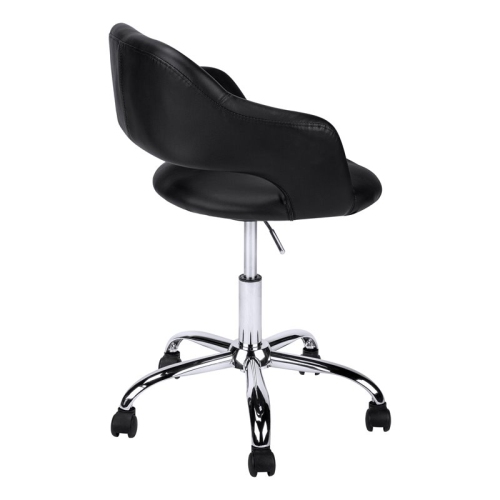 Office Chair Black Chrome Metal Hydraulic Lift Base