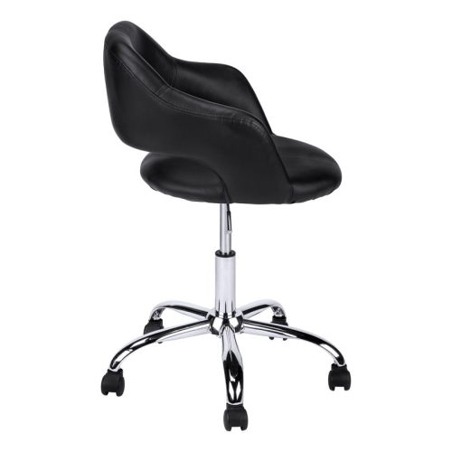 Office Chair Black Chrome Metal Hydraulic Lift Base