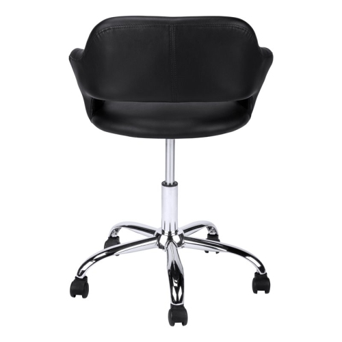 Office Chair Black Chrome Metal Hydraulic Lift Base
