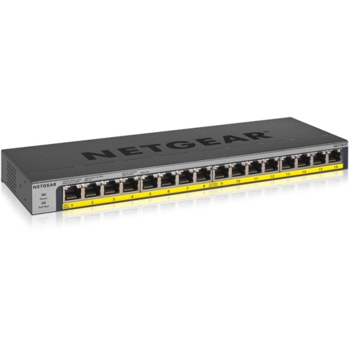 NETGEAR 16-Port Gigabit Ethernet Unmanaged PoE Switch - with 16 x PoE+ @ 76W Upgradeable, Desktop/Rackmount, ...