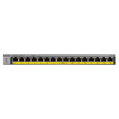 Netgear 16-Port Gigabit PoE+ Compliant Unmanaged Switch -
