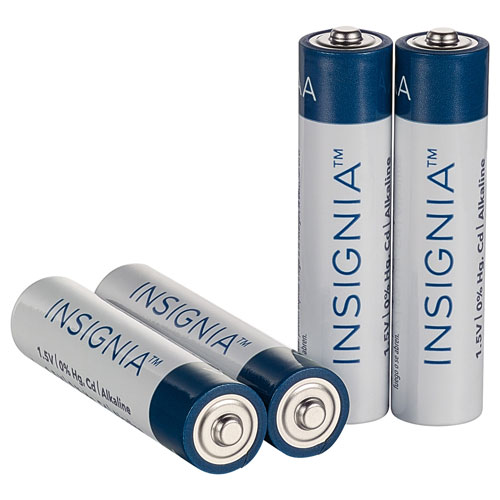 Insignia AAA Alkaline Batteries - 4 Pack - Only at Best Buy