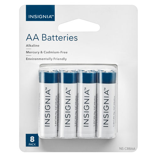 Insignia AA Alkaline Batteries - 8 Pack - Only at Best Buy
