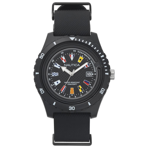 Nautica Surfside 46mm Men's Fashion Watch - Black