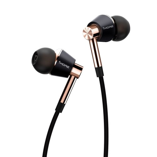 1More Triple Driver In-Ear Headphones (Black/Gold)