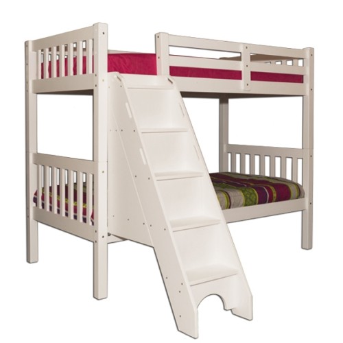 Scanica Stairs Twin Over Bunk Bed, Single Bunk Bed With Stairs
