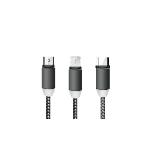 Magnetic Cable 3 In 1 Micro USB Lightning Type C For Android Or Apple