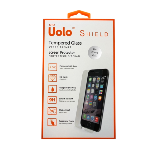 Uolo [Shield] iPhone 11 Pro/Xs/X Tempered Glass [9H ASAHI] Screen Protector