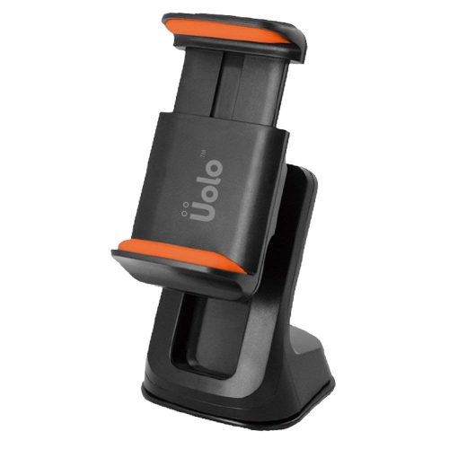 Uolo Smart Holder Dual-locking Mount for 3.5”-5.5” devices [Car Mount Holder] with 360 Rotation Clamp & Suction Base