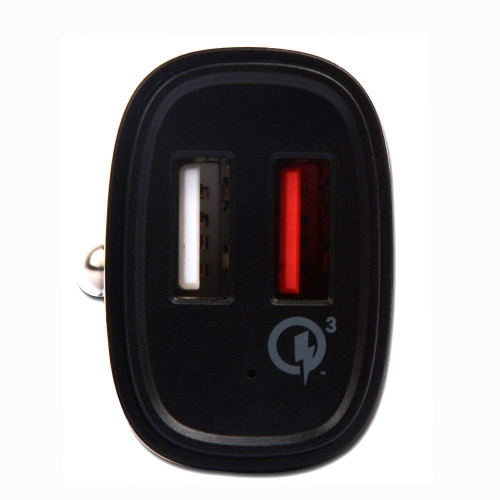 Uolo Volt Qualcomm Certified Quick Charge 3.0 Dual USB Smart Car Charger | QC 3.0 Car Charger | Fast Charge Adapter