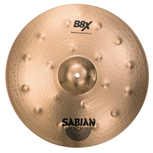 Sabian 418BCX B8X Ballistic Crash Cymbal - 18