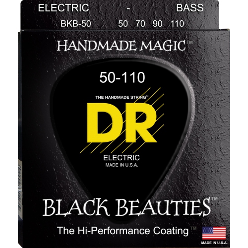 Black Beauties Coated Bass Strings, Heavy