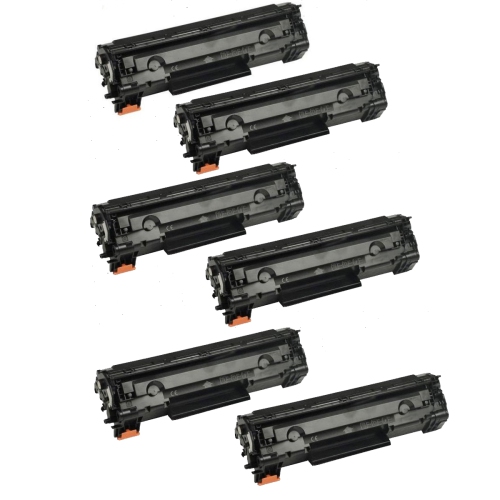 Max Saving - 6 Pack Compatible CF283A Toner Cartridge for HP 83A, HP CF283A LaserJet Pro MFP M127fn, MFP M127fw, M125nw,M125rnw