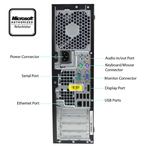 Refurbished - HP Compaq Elite 8300 SFF Desktop PC Computer Core i7 3770 8GB 240GB SSD Windows 10 Pro WiFi (2012 Model)