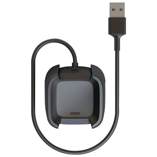 StrapsCo USB Charger for Fitbit Versa 