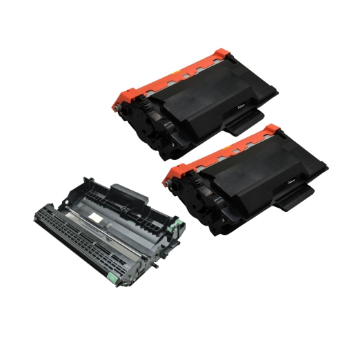 Max Saving - 3Pack (2xTN850+DR820) Compatible for Brother TN-850 DR-820 (2xToner +Drum) DCP-L5500DN DCP-L5600DN DCP-L5650DN HL-L5000D,