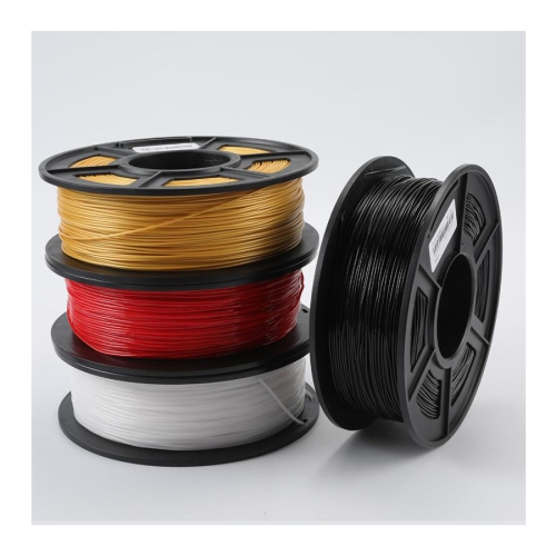 3D – Filament PLA de 1,75 mm, noir, bobine de 1 kg, précision dimensionnelle de +/- 0.02 mm pour imprimante 3D