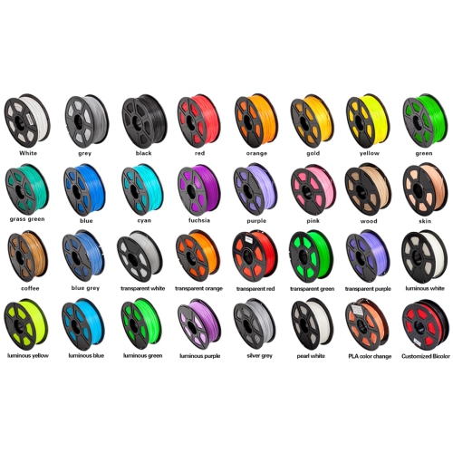 3D – Filament PLA de 1,75 mm, fuchsia, bobine de 1 kg, précision dimensionnelle de +/- 0.02 mm pour imprimante 3D