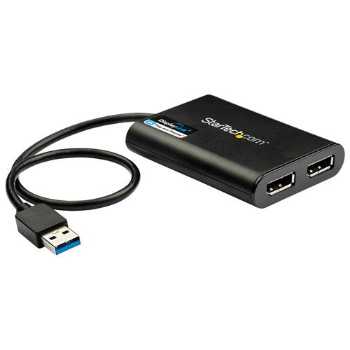 Adaptateur USB 3.0 à DisplayPort double de StarTech