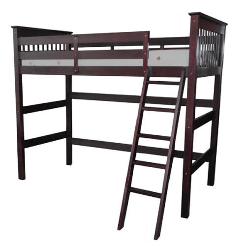 Twin Tall Loft Bed With Angle Ladder, Twin Loft Bed Canada