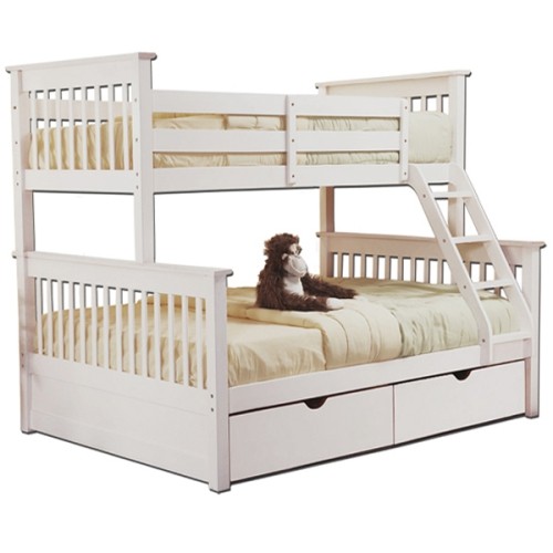 Mission Twin Over Full Bunk Bed With, Mission Twin Over Full Bunk Bed With Trundle