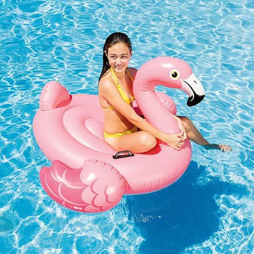 Intex Flamingo Inflatable Ride-On, 56" X 54" X 38", for Ages 3+