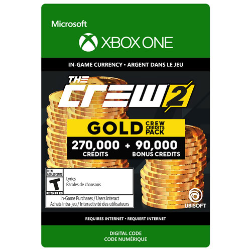 The Crew 2 Gold Crew Credits Pack - Digital Download