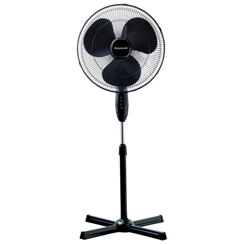 Honeywell Oscillating Stand Fan - 16" - Black