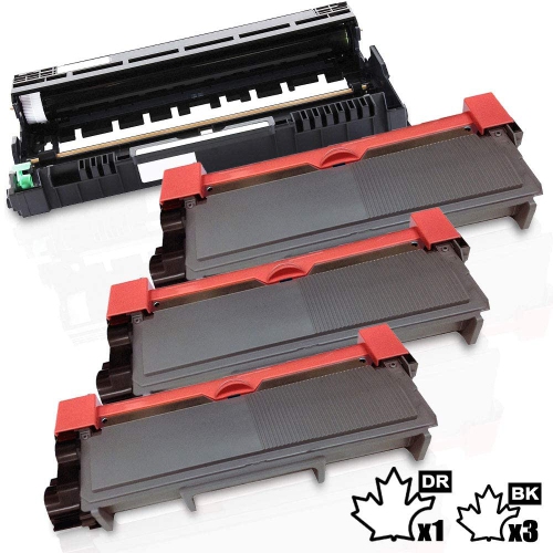 4PK-Inkfirst® High Yield Compatible Toner Cartridge Drum Unit TN-660 DR-630 Replacement for Brother TN660 DR630