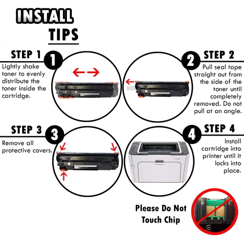 2 Inkfirst Compatible Toner Cartridges Replacement for HP CE285A 85A LaserJet Pro P1102 P1102w M1130 M1132 M1134 M1136 M1137