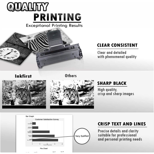 Inkfirst® Compatible Toner Cartridge ML2010 ML-2010D3 Replacement for Samsung ML-2010 Black