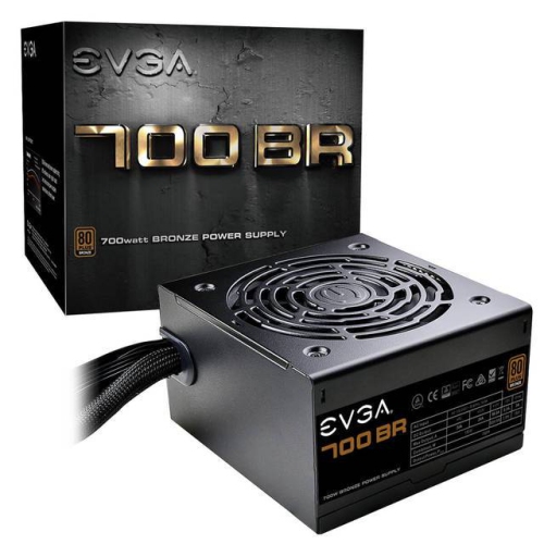 eVGA PS 700 BR 700W 80+BRONZE 12V PCIE 120mm Long SleeveBearing