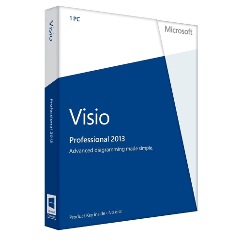 Microsoft Visio Professional 2013 License 1pc