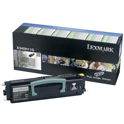 Cartouche d’encre en poudre noire originale à haut rendement X340H11G de Lexmark du fabricant d’origine – expédition gratuite