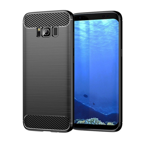 PANDACO Black Brushed Metal Case for Samsung Galaxy S8