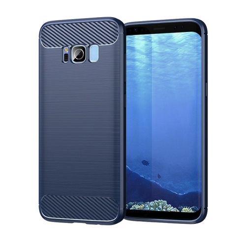 PANDACO Navy Brushed Metal Case for Samsung Galaxy S8+
