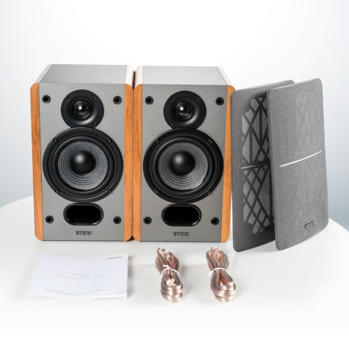 Edifier P12 Passive Bookshelf Speakers with Wall-Mount Bracket - Pair