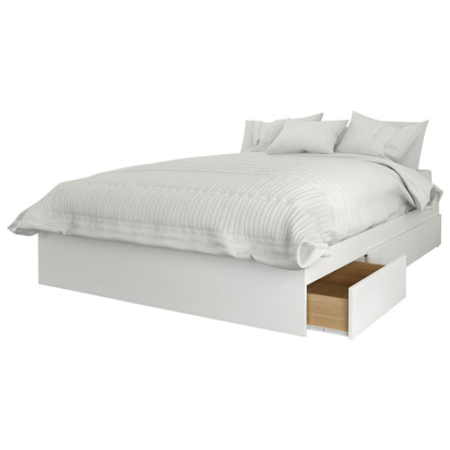 Nexera Contemporary Storage Bed, King Bed Frames With Storage Canada