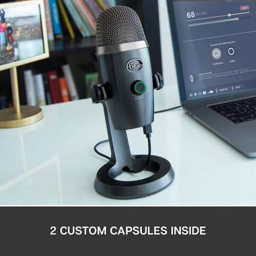 Blue Microphones Yeti Nano USB Microphone - Grey