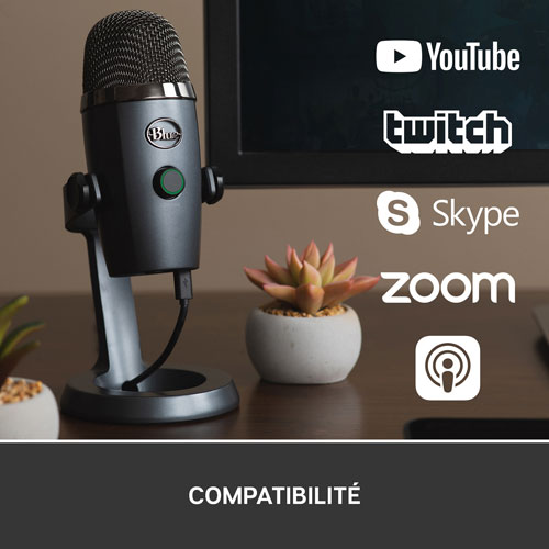 Blue Microphones Yeti Nano USB Microphone - Grey