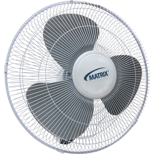 Matrix 16-Inch 3 Speed Wall Mount Oscillating Fan